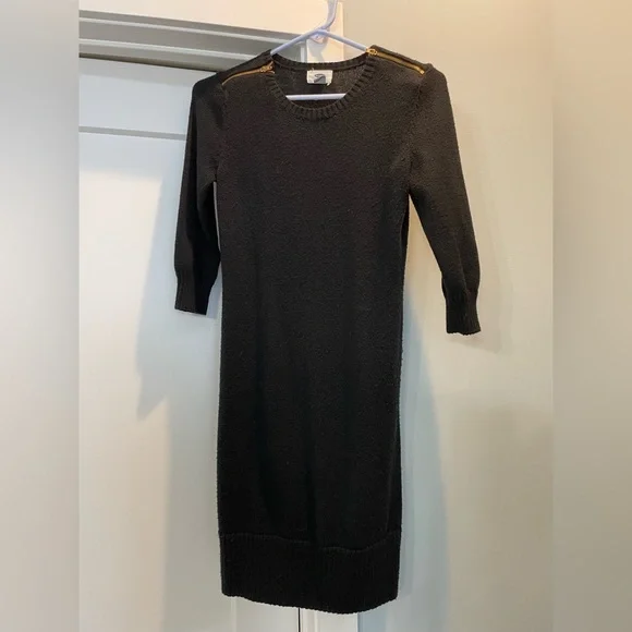 sweater dress old navy Womans Belted Knit Size XL Lightweight 3/4 Sleeves Gray Womens Madewell Long Sleeve Sweater Minidress Old Navy Gray V-Neck Knit